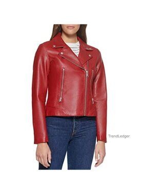 Levi's Women's Vegan Leather 538 Moto Jacket Regular & Plus Size